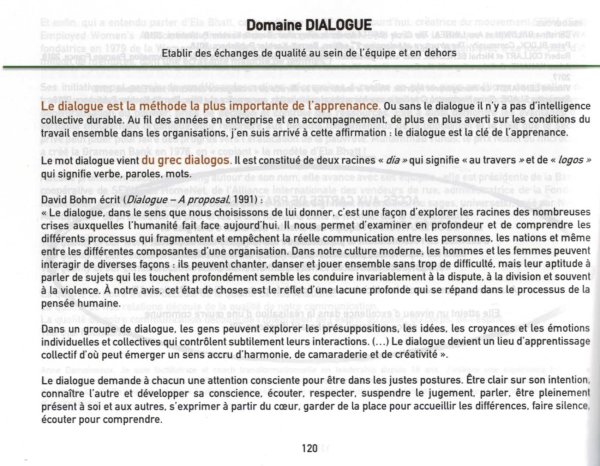 Zoom sur le Domaine Dialogue 1